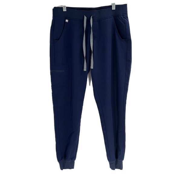 Figs Pants - FIGS Technical Collection Blue Jogger Scrubs Sz Medium